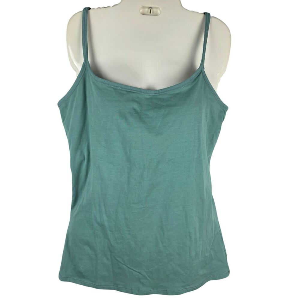 Pact Organic Cotton Cami Tank Top Large Adjustable Straps Sustainable Minimalist